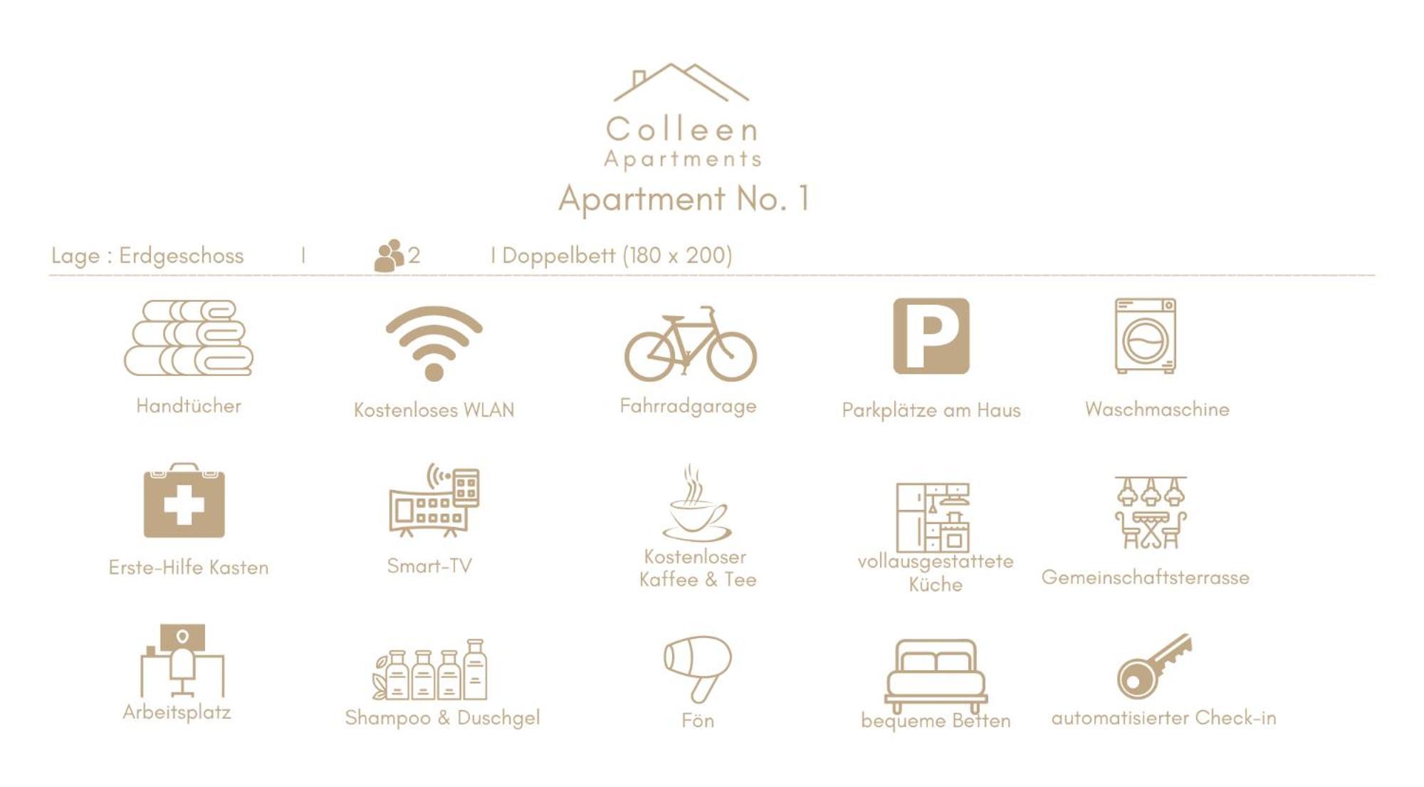 Colleen Apartments - Minden, Hermannstrasse Ruang foto